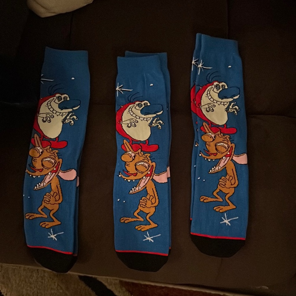 ren and stimpy socks